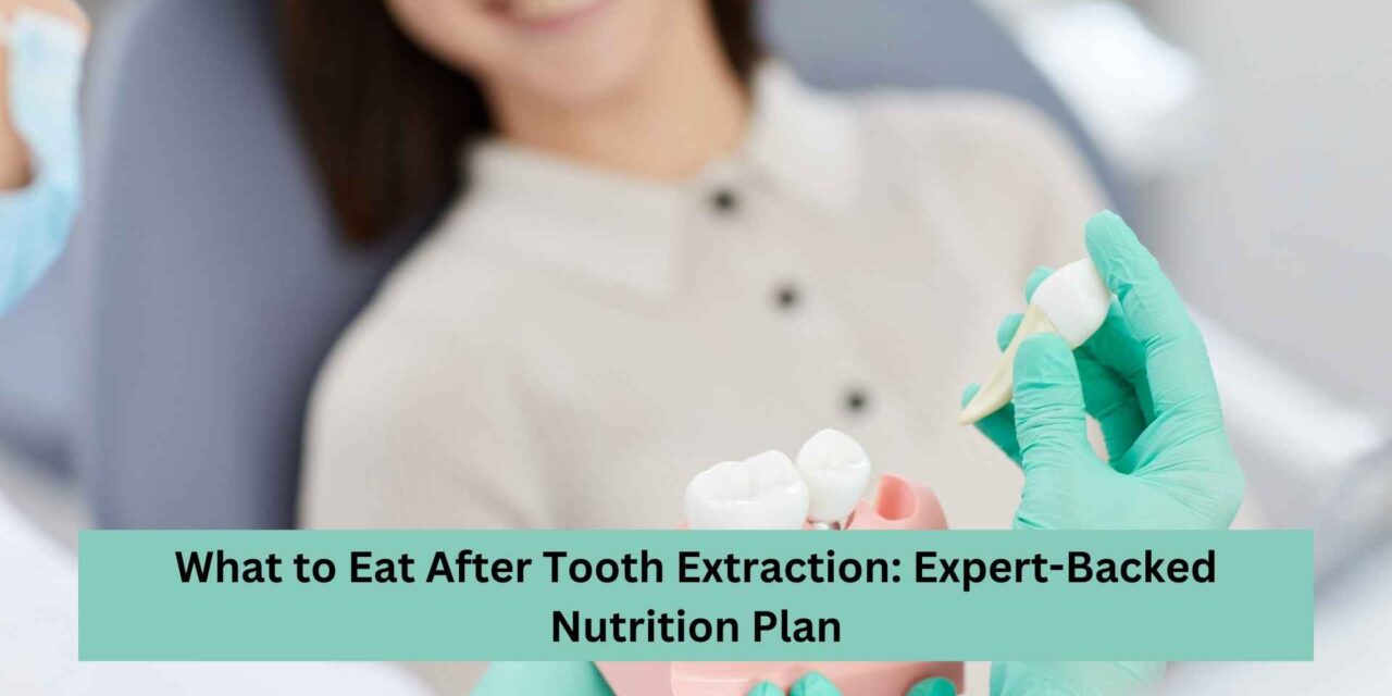 What to Eat After Tooth Extraction: Expert-Backed Nutrition Plan